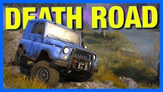 Spintires : MudRunner Gameplay - DEATH ROAD CHALLENGE!! screenshot 4