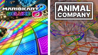 I BUILT MARIO KART In Animal Company