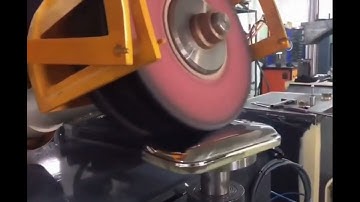 Square stainless steel pot outer surface polishing machine | Cookware polishing machine