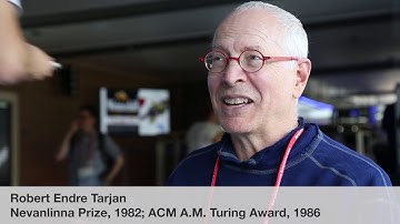 5th HLF – Laureate interview: Robert Endre Tarjan