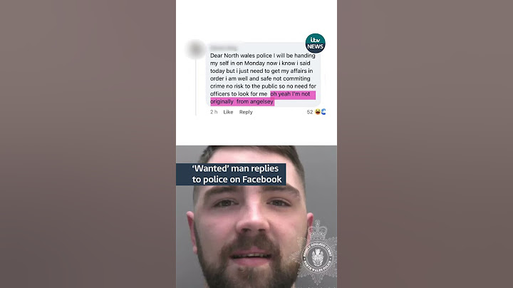 ‘Wanted’ man replies to police on Facebook #uk  #crime  #wales  #police