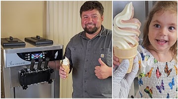 How To Use Commercial Ice Cream Machine For The First Time?! STEP BY STEP PROCESS