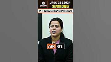 Shakti Dubey - UPSC Topper, AIR 1 🔥| UPSC Topper Interview #Shorts #UPSCTopper