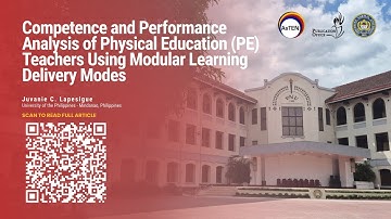 Competence and Performance Analysis of PE Teachers Using Modular Learning Delivery Modes