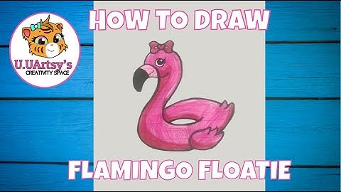 🦩 How to Draw a Flamingo Pool Floaty || Summer Drawing 2021 🦩