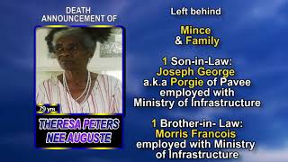 Theresa Peters nee Auguste long