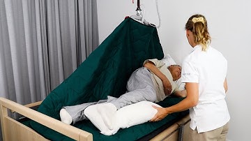 Immedia 4WayGlide – Turning user on side with hoist