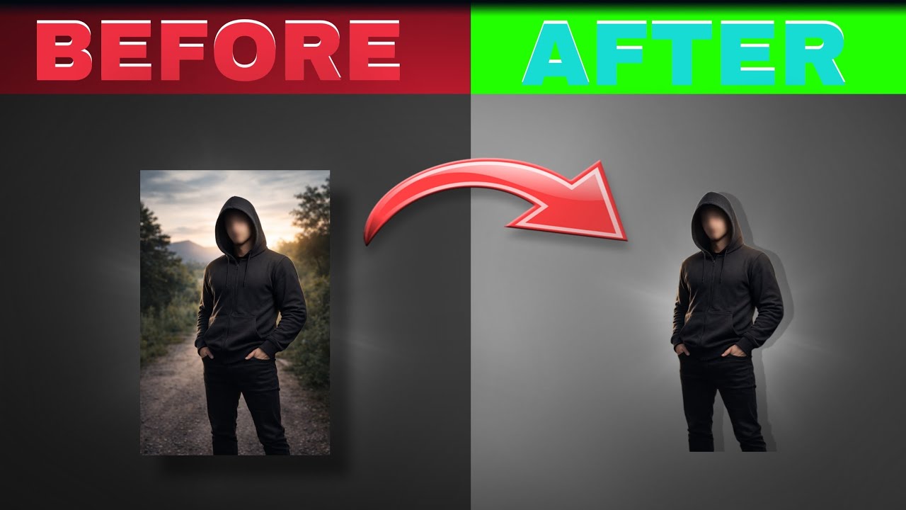 Most easy way to remove background. 100% free.