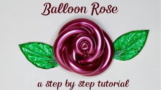 Balloon Rose\/Balloon Flower\/How to make Rose Balloon