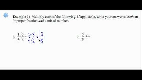 SWL4E1ab: Basic Arithmetic - Multiply Fractions