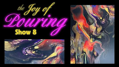 ‘the Joy of Pouring’ #8 Beginners Choice of Styles -  LIVE Acrylic Fluid Art video Tutorial