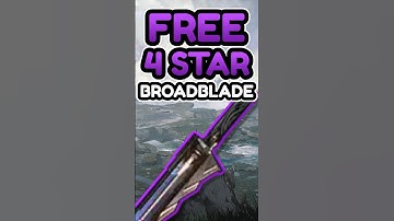 FREE Broadblade Weapon in Wuthering Waves | Good for Calcharo and Jiyan #wutheringwaves