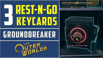 All 3 Rest-N-Go Keycard Locker | Groundbreaker | The Outer Worlds
