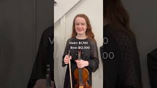 Family of 12 Instrument Cost Roll Call (part 1)🥰😘🎻 #shorts