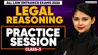 MH CET LAW 2026 Legal Reasoning | Legal Reasoning Practice Class 3 For All Law Entrance Preparation