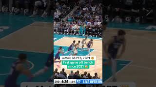 LAMELO DROPS 33 IN FIRST GAME OFF THE BENCH 🤯