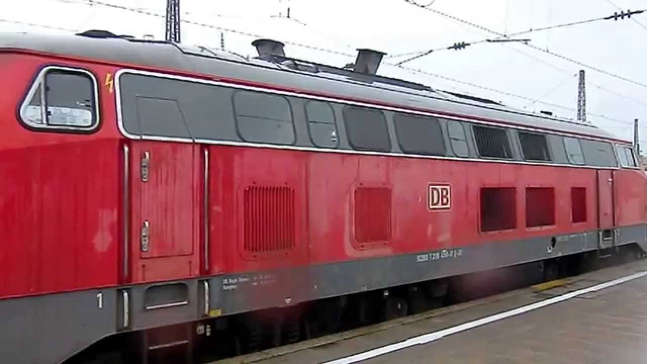 218 458 (16 V 4000 R40): Motorstart in München