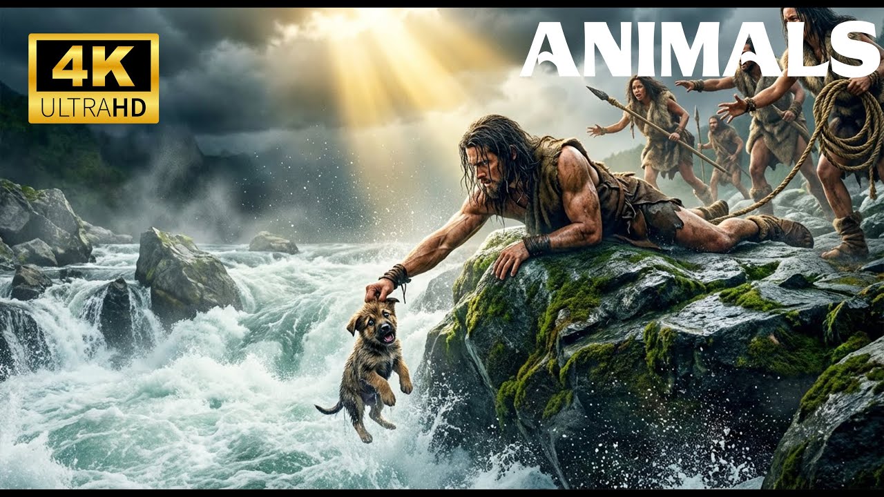 Lost Prehistoric Pup: Stone Age River Rapids Rescue (Cinematic 4K)