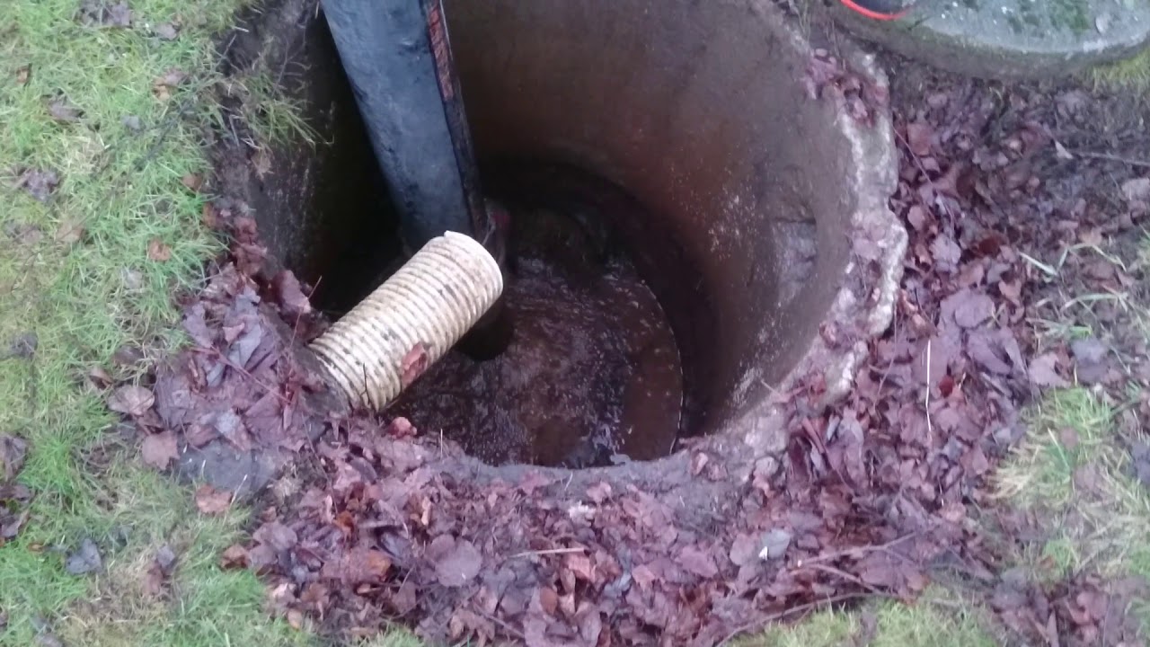 Cleaning The Drainage/Spolning av dräneringsbrunn