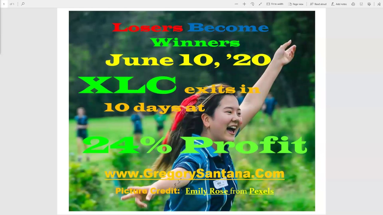 June 10 2020 Losers Become Winners XLC exits in 10 days at 24% Profit - YouTube