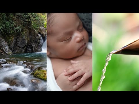 ♥ ბავშვის ძილი თეთრი ხმაურით - 4სთ ♥ წყლის შადრევანის ხმები, ბუნების ხმები