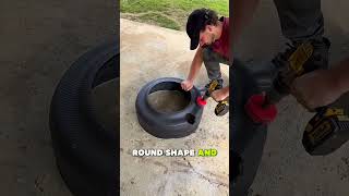 He Turned an Old Tire Into Something Amazing 😳