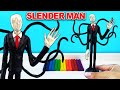 Слендермен из пластилина. Крутая фигурка и страшные истории о SlenderMan | Лепим фигурки с Лепка ОК