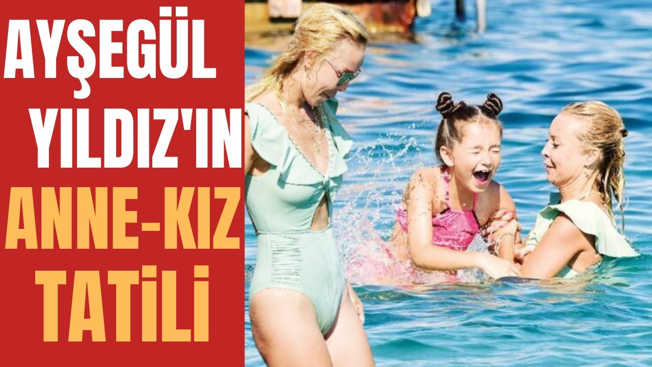 TÜM GÖZLER ONLARIN ÜZERİNDEYDİ | Ayşegül Yıldız Kızı Elif Ada ile Tatile Çıktı