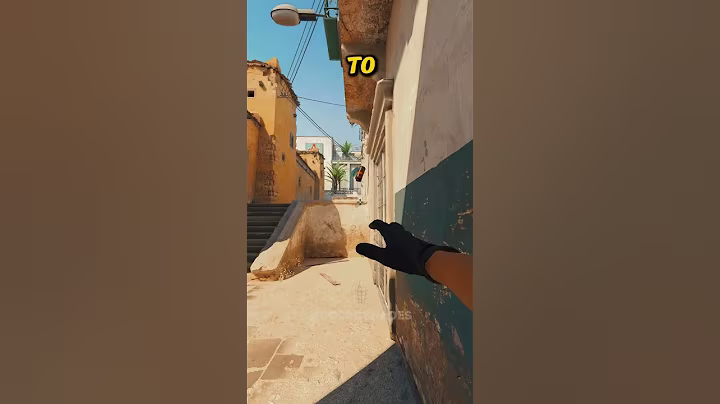 SHORT ENTRY SMOKES ON DUST 2 #shorts #cs2