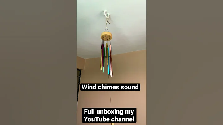 Wind chime sound review || unboxing video on my YouTube channel || how to hang wind chime #shorts - DayDayNews