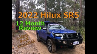 2022 Hilux SR5 12 Month Review  What Have I done  Likes|Dislikes