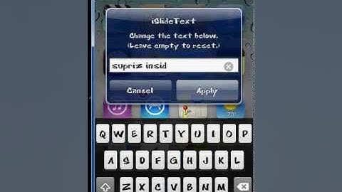 how to change the slide to unlock text on a jailbroken ipod/iphone