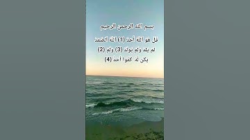 سورة الاخلاص#allah #اكسبلور #المصحف #qura #حالات_واتس #ترند #god #دويتو #الله #السعودية #islam #ipl