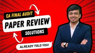 Audit Paper Analysis Jan'26 | Expected Marks & Key Observations