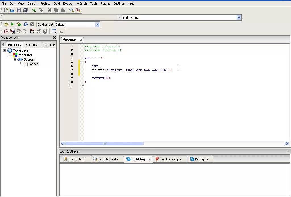 Premier pas ( programmation #1 ) - YouTube