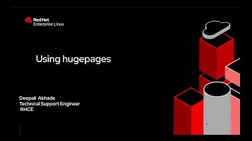 Using hugepages on a RHEL system