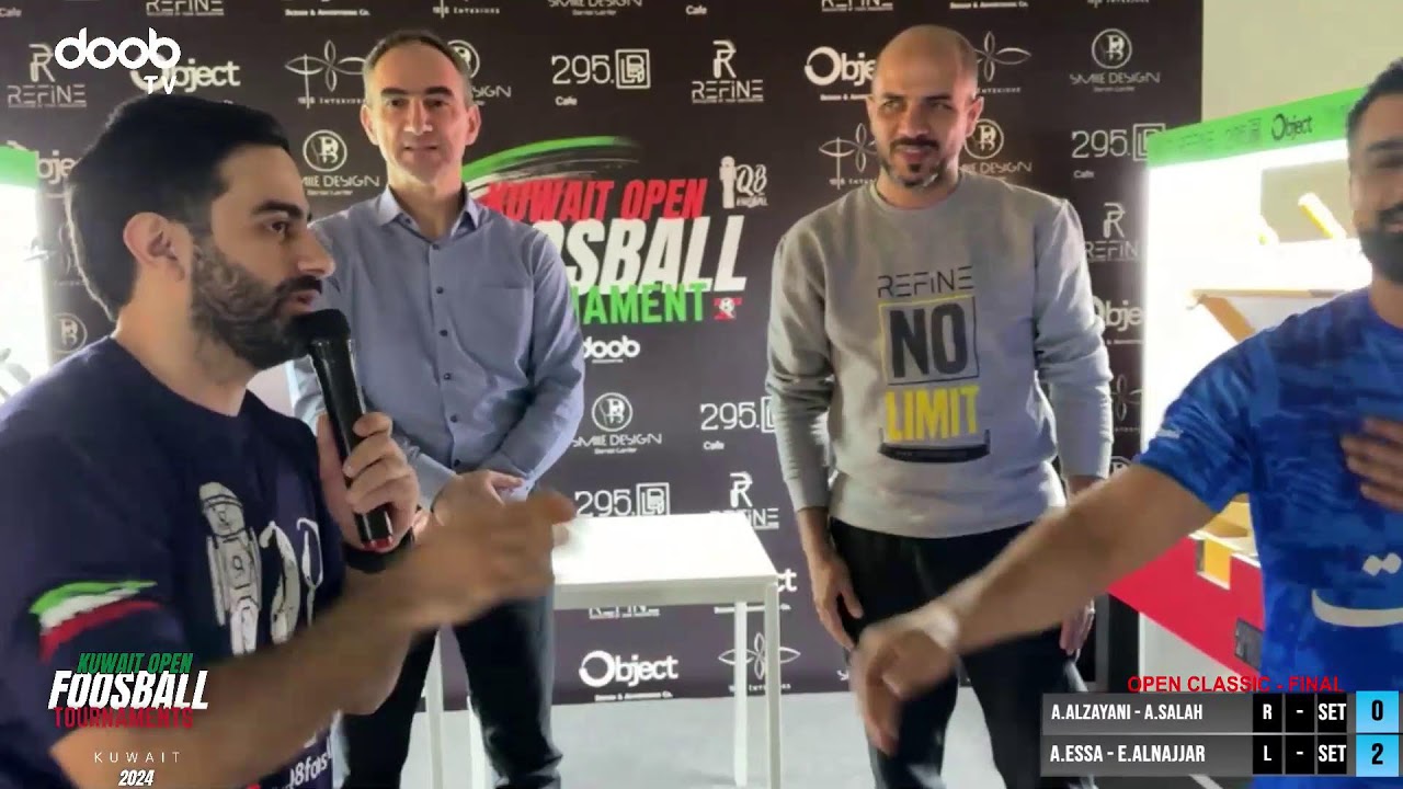 KUWAIT OPEN FOOSBALL (OPEN SINGLES) 2Mar YouTube