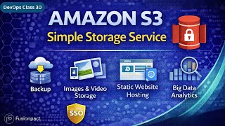 DevOps Class 30 | Amazon S3 Explained | AWS Simple Storage Service | Fusionpact