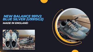 New Balance 991V2 Silver Blue / Turbulence (U991SG2)