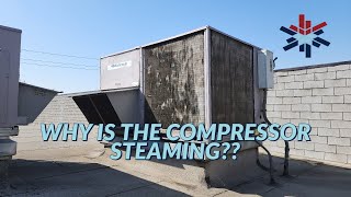WHY IS THE COMPRESSOR STEAMING??