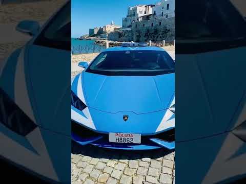 Lamborghini Hurracan della polizia a Vieste per il progetto “Strade sicure” turismovieste