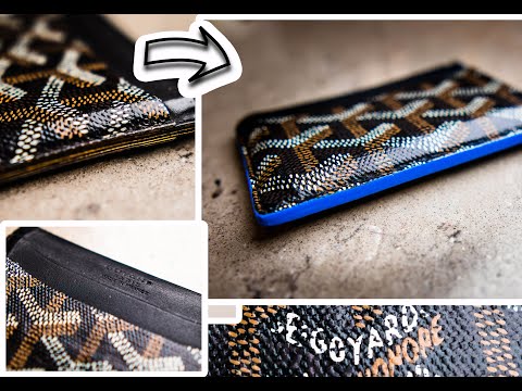 I Resurrected This GOYARD Wallet! ASMR 