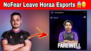 NoFear Leave Horaa Esports  // cr7horaa react on NoFear Horaa!! #MandipYT #nofear #cr7horaa