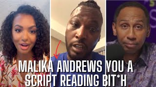 Kwame Brown DESTROYS Malika Andrews & Stephen A Smith GOES OFF 