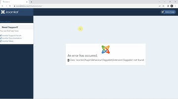 How to Fix Joomla 4 Error - Class 