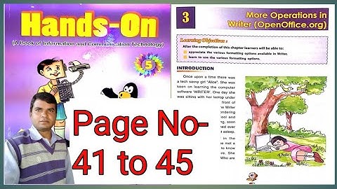 More Operations in Writer class-5🔥OpenOffice.ord🔥dav class-5 computer🔥dav class-5 computer chapter-3