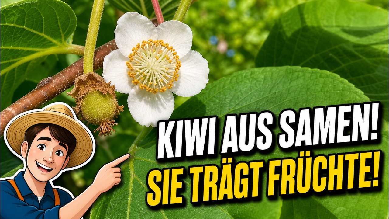 Weiße Maulbeeren & selbstfruchtende Kiwi aus Samen!