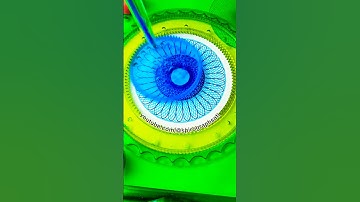 Mesmerizing Spirograph Art ✨ #satisfying #spirograph  #relaxart #shorts