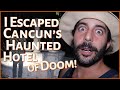 Exploring cancuns abandoned hotel of doom  unusual travels  urbex ft kinovlog