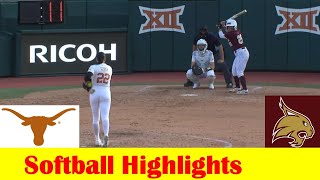 #22 Texas State vs #1 Texas Softball Game Highlights, April 10 2024
